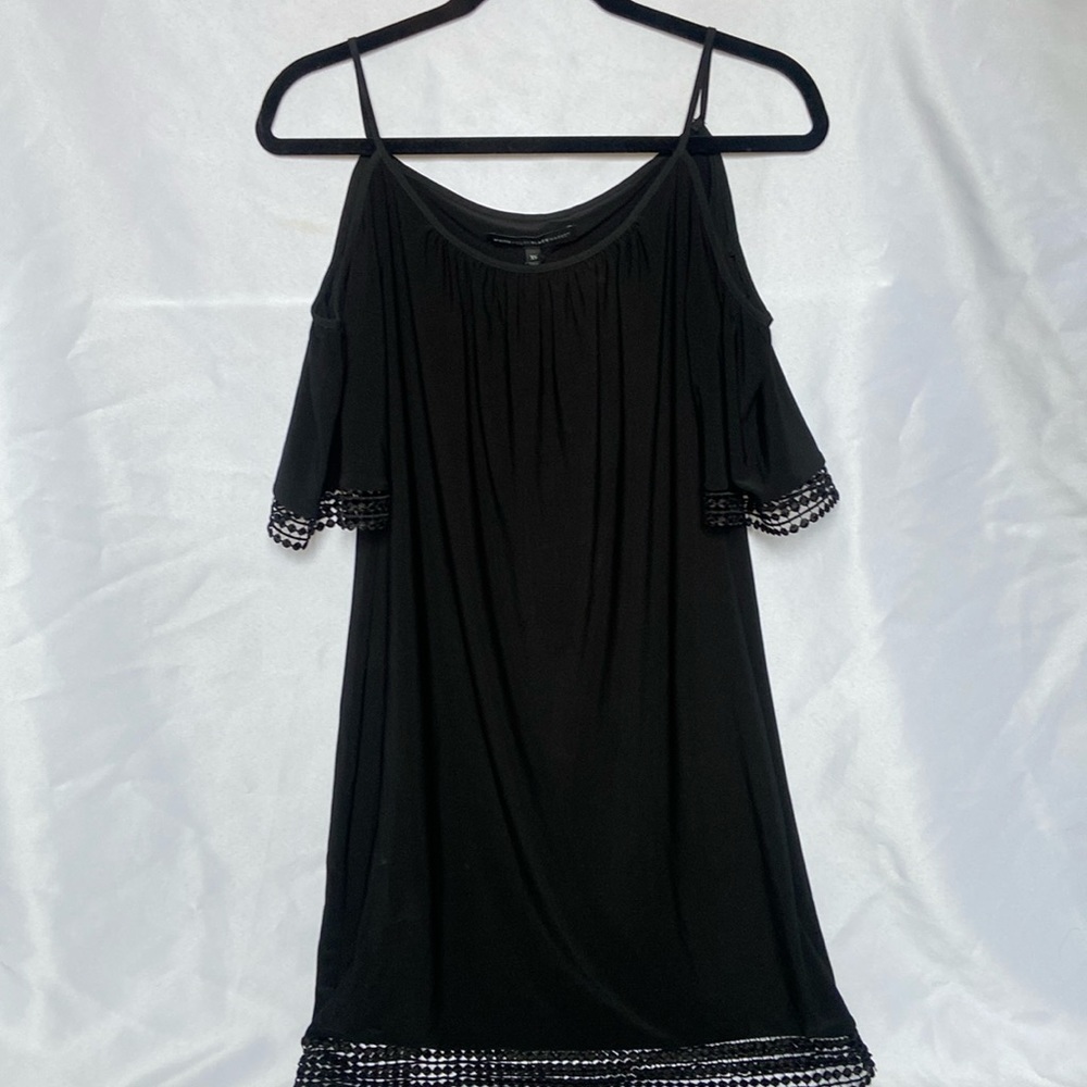 NWT Black house white market cold shoulder dress size xs